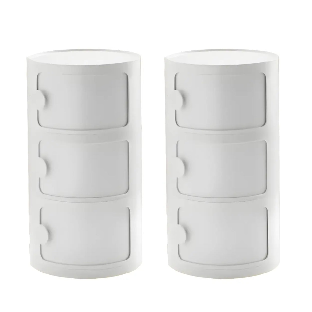 Morandi Theme Tip Resistant Cabinets Kids Nightstand Image - 8