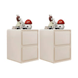 Morandi Theme Wood Drawers Storage Kids Nightstand Image - 19