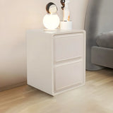 Morandi Theme Wood Drawers Storage Kids Nightstand Image - 25