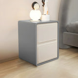 Morandi Theme Wood Drawers Storage Kids Nightstand Image - 27