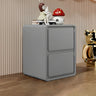 Morandi Theme Wood Drawers Storage Kids Nightstand Image - 9
