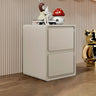 Morandi Theme Wood Drawers Storage Kids Nightstand Image - 5