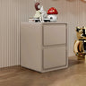 Morandi Theme Wood Drawers Storage Kids Nightstand Image - 13