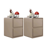 Morandi Theme Wood Drawers Storage Kids Nightstand Image - 15