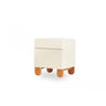 Morandi-Themed Wooden Kids Nightstand with Drawers Image - 4