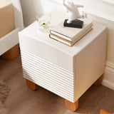 Morandi-Themed Wooden Kids Nightstand with Drawers Image - 6