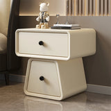 Morandi Tip Resistant Wood Kids Nightstand with Drawers Image - 2