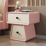 Morandi Tip Resistant Wood Kids Nightstand with Drawers Image - 5