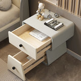 Morandi Tip Resistant Wood Kids Nightstand with Drawers Image - 6