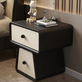 Morandi Tip Resistant Wood Kids Nightstand with Drawers Image - 8
