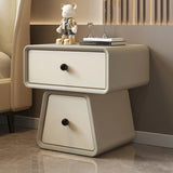 Morandi Tip Resistant Wood Kids Nightstand with Drawers Image - 9