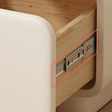 Morandi Wood Tip Resistant Kids Nightstand with 2-Drawer Image - 12