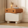 Morandi Wood Tip Resistant Kids Nightstand with 2-Drawer Image - 15