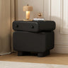 Morandi Wood Tip Resistant Kids Nightstand with 2-Drawer Image - 5