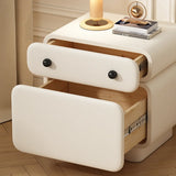 Morandi Wood Tip Resistant Kids Nightstand with 2-Drawer Image - 8