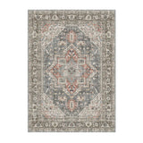 Moroccan Rectangle Polyester Blue Large Area Rug Image - 11