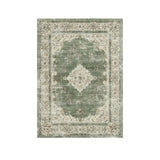 Moroccan Rectangular Beige Machine-Made Area Rug Image - 3