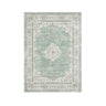 Moroccan Rectangular Beige Machine-Made Area Rug Image - 9