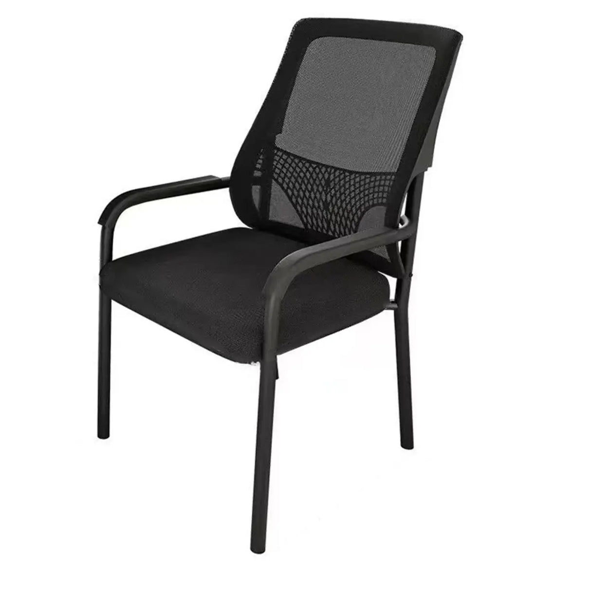 Mrtal Frame Ergonomic Mesh Back Upholstered Office Chair Image - 10