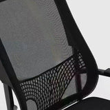 Mrtal Frame Ergonomic Mesh Back Upholstered Office Chair Image - 4