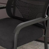 Mrtal Frame Ergonomic Mesh Back Upholstered Office Chair Image - 6