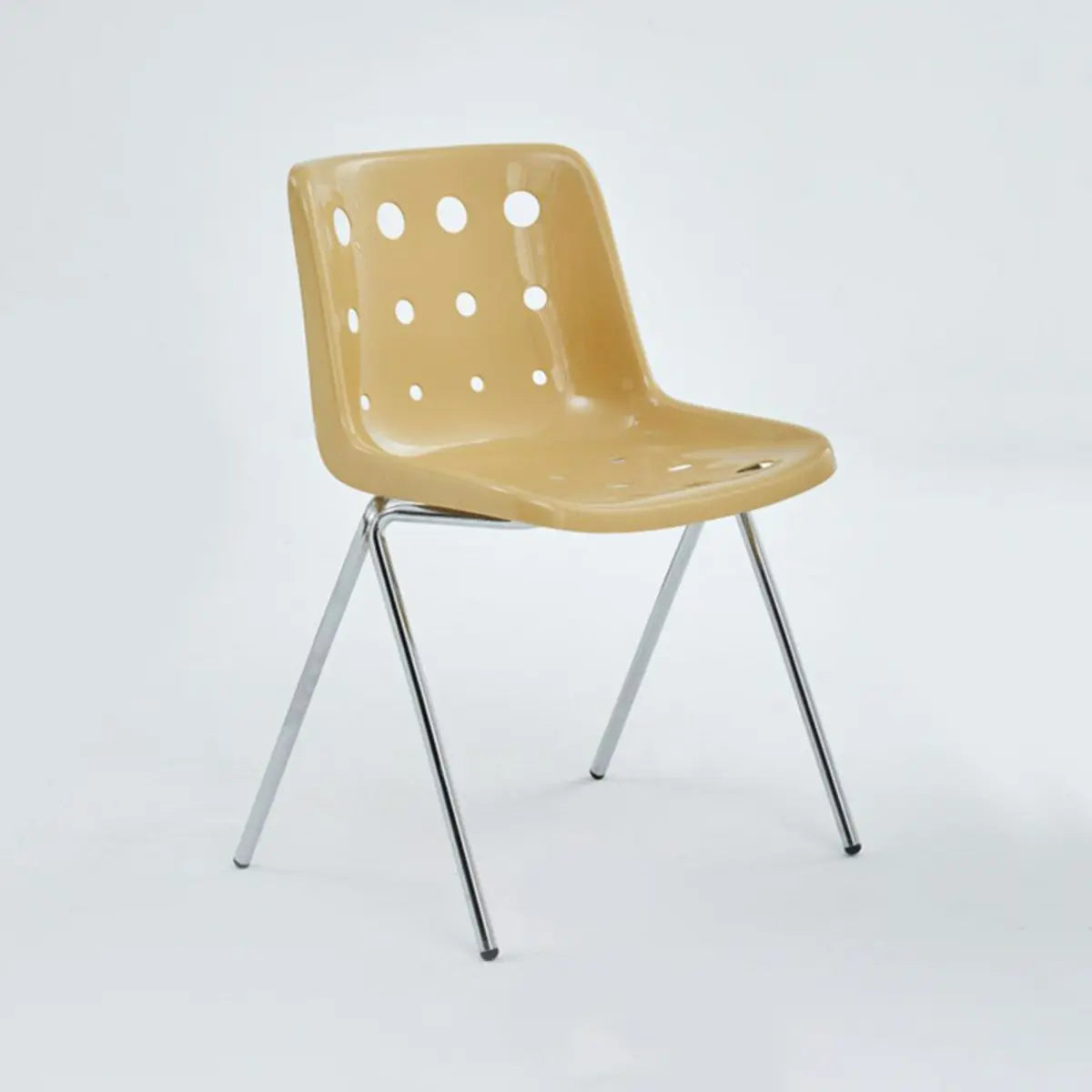 Multi-Color Armless Metal Ergonomic Plastic Office Chair Image - 10