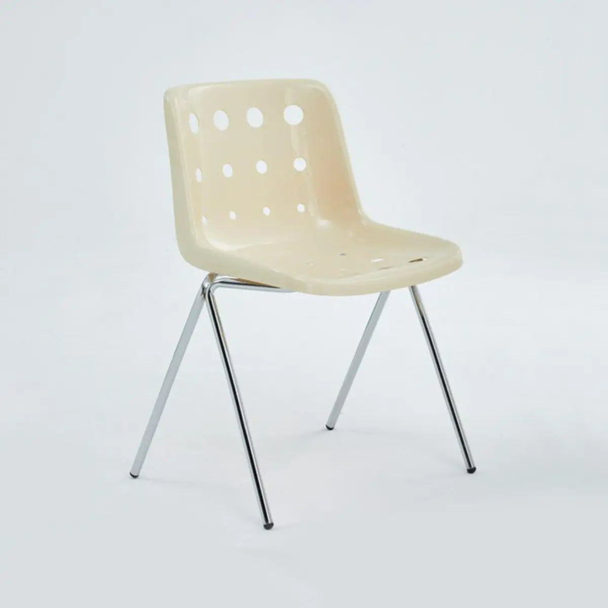 Multi-Color Armless Metal Ergonomic Plastic Office Chair Image - 11