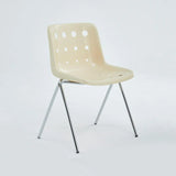 Multi-Color Armless Metal Ergonomic Plastic Office Chair Image - 11
