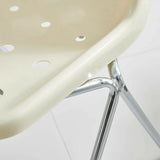 Multi-Color Armless Metal Ergonomic Plastic Office Chair Image - 13