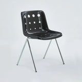 Multi-Color Armless Metal Ergonomic Plastic Office Chair Image - 2