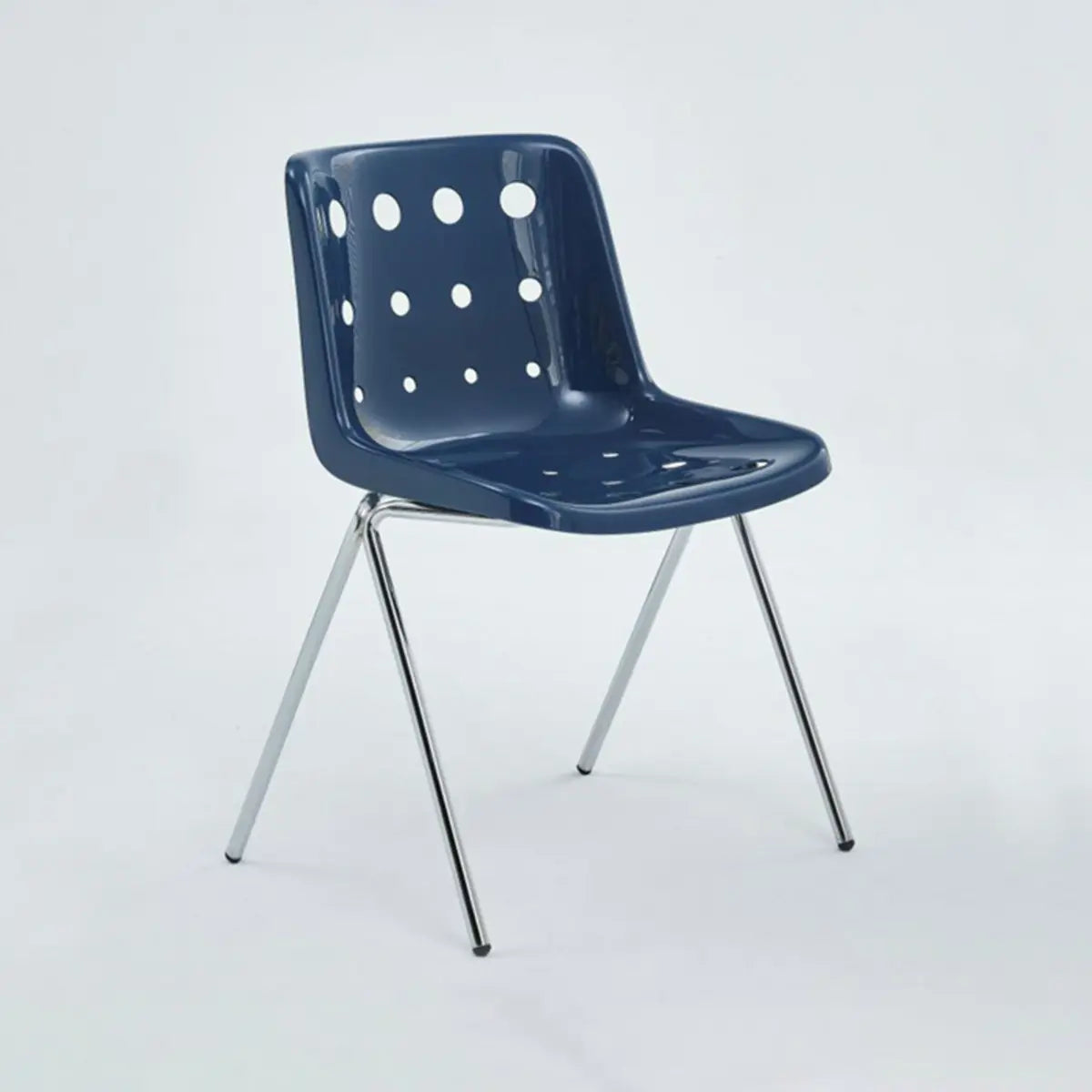 Multi-Color Armless Metal Ergonomic Plastic Office Chair Image - 7