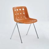 Multi-Color Armless Metal Ergonomic Plastic Office Chair Image - 9