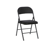 Multi-Color Armless Modern Foldable Metal Office Chair Image - 2