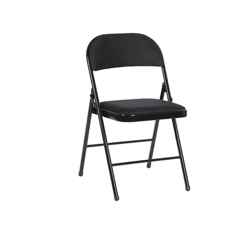 Multi-Color Armless Modern Foldable Metal Office Chair Image - 2