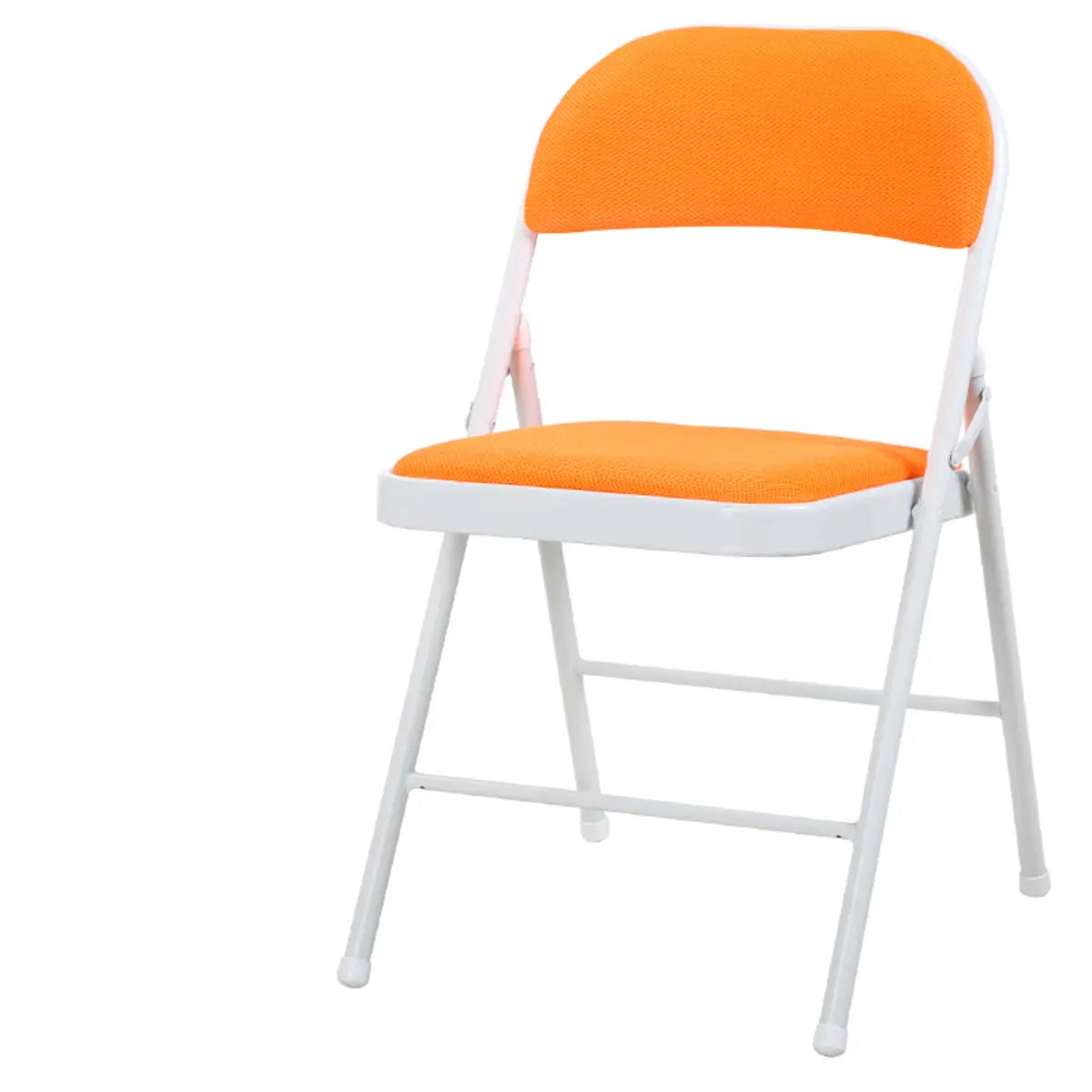 Multi-Color Armless Modern Foldable Metal Office Chair Image - 5