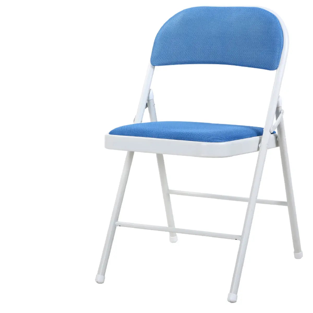 Multi-Color Armless Modern Foldable Metal Office Chair Image - 6