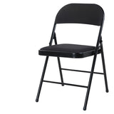 Multi-Color Armless Modern Foldable Metal Office Chair Image - 7