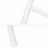 Multi-Color Armless Modern Foldable Metal Office Chair Image - 9