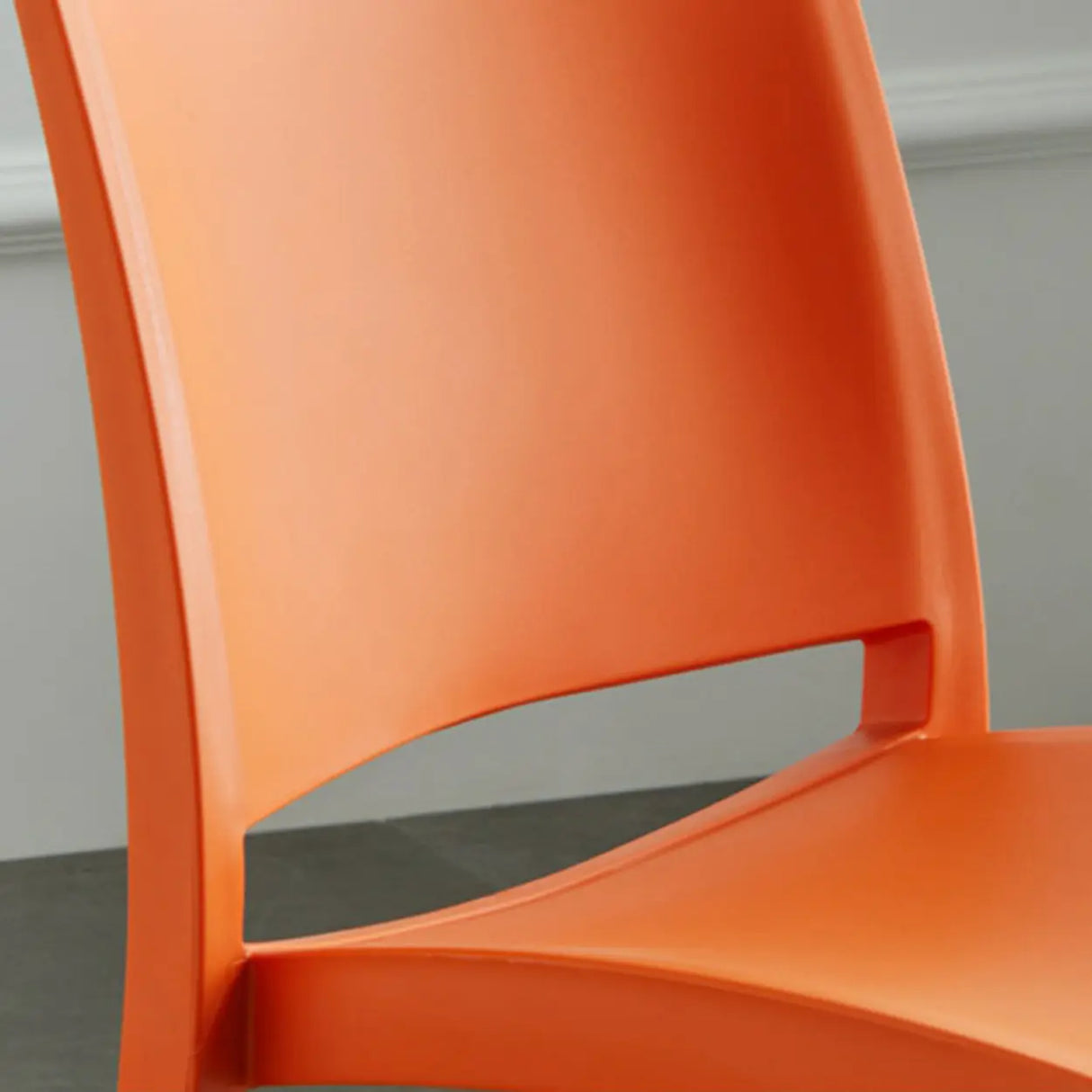 Multi-Color Armless Stackable Plastic Task Office Chairs Image - 14