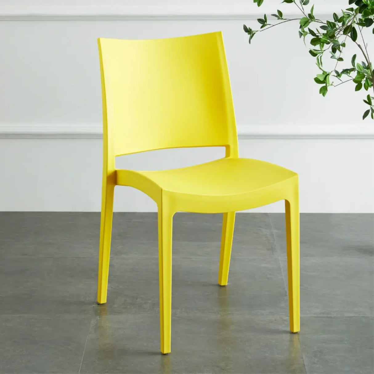Multi-Color Armless Stackable Plastic Task Office Chairs Image - 7