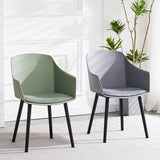 Multi-Color Ergonomic Curved Upholstered Office Chair Image - 1