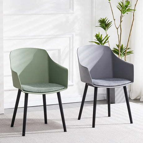 Multi-Color Ergonomic Curved Upholstered Office Chair Image - 1
