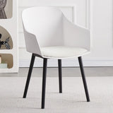 Multi-Color Ergonomic Curved Upholstered Office Chair Image - 11