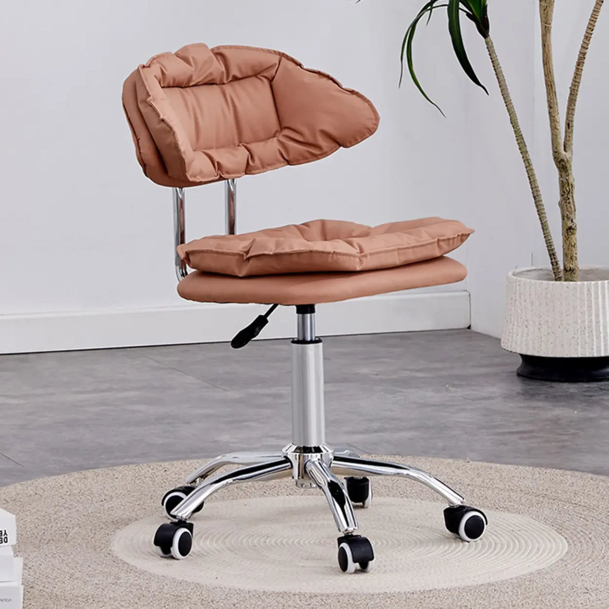 Multi-Color Ergonomic Leather Rotatable Office Chair Image - 16