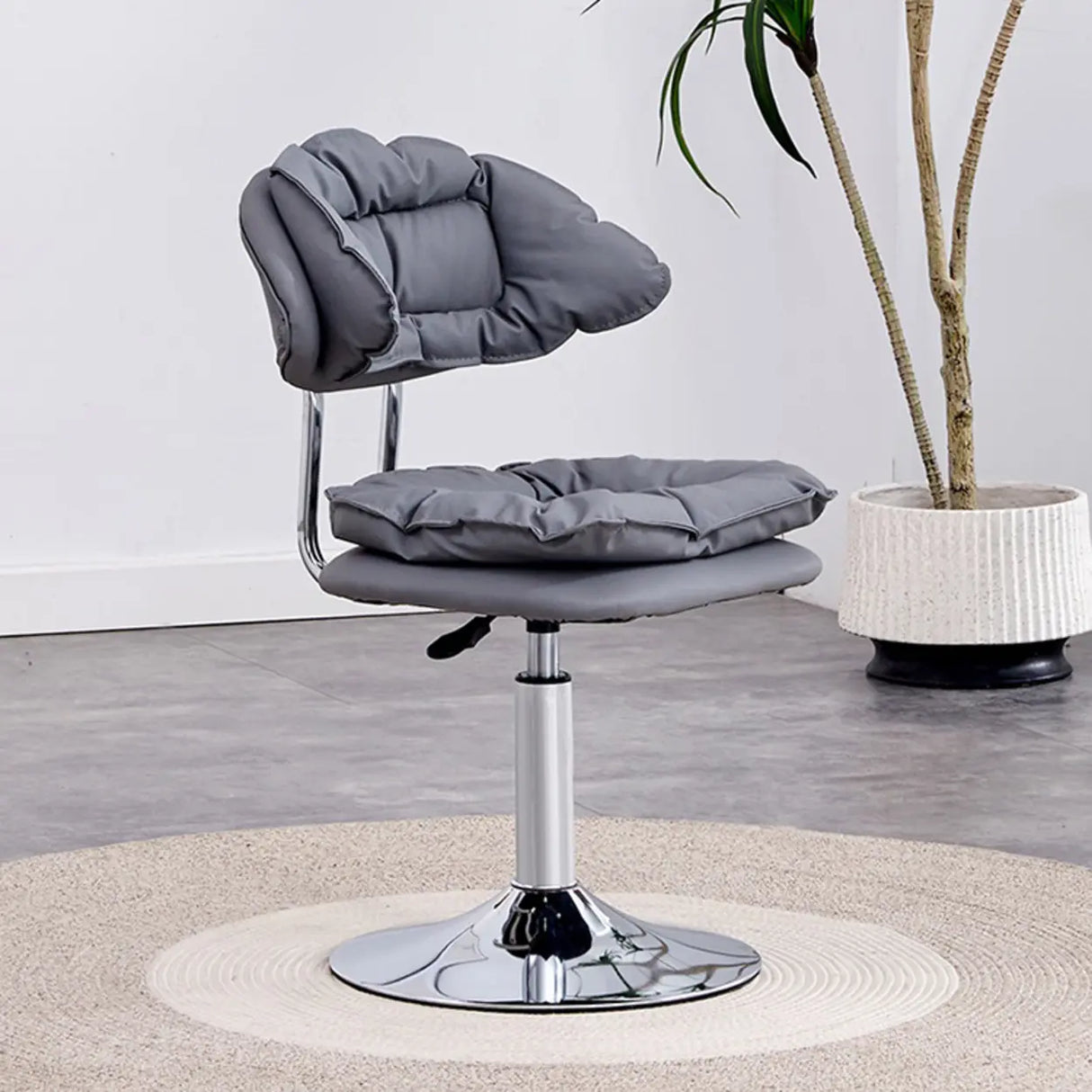 Multi-Color Ergonomic Leather Rotatable Office Chair Image - 23
