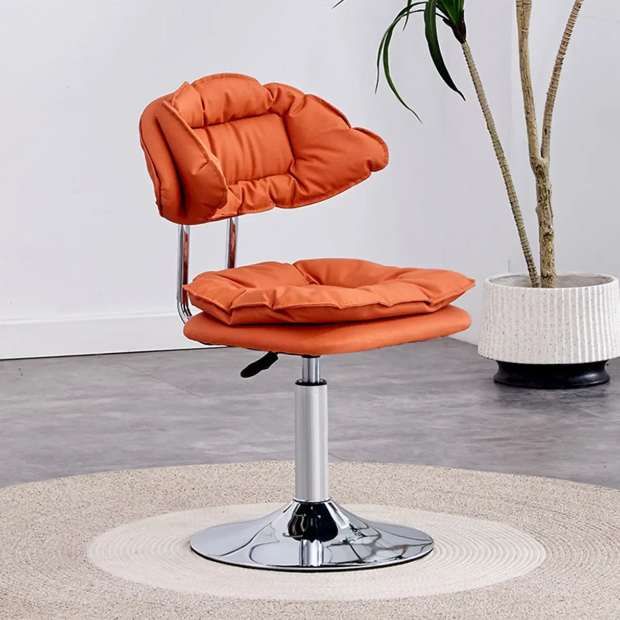 Multi-Color Ergonomic Leather Rotatable Office Chair Image - 30