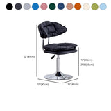 Multi-Color Ergonomic Leather Rotatable Office Chair #size