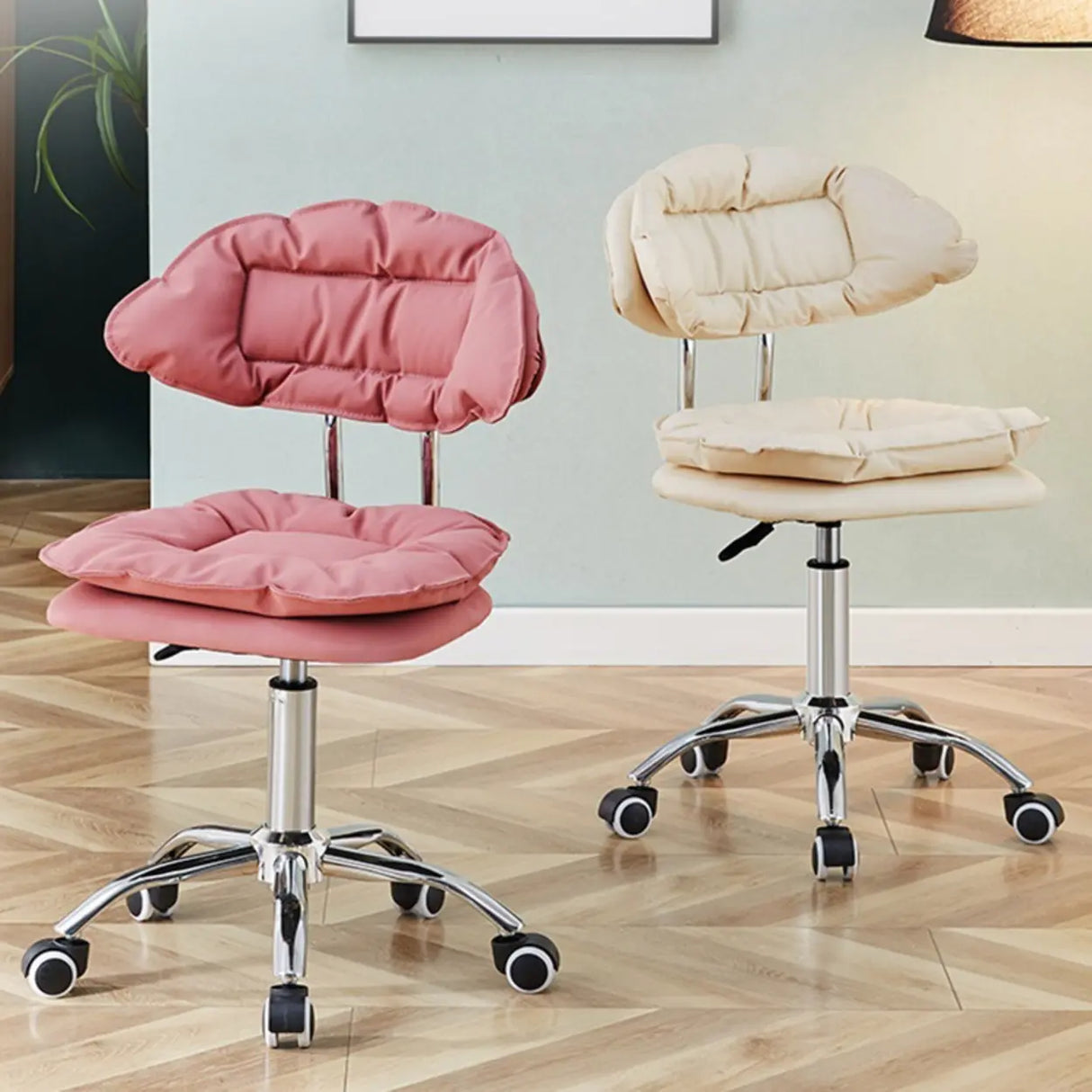 Multi-Color Ergonomic Leather Rotatable Office Chair Image - 8