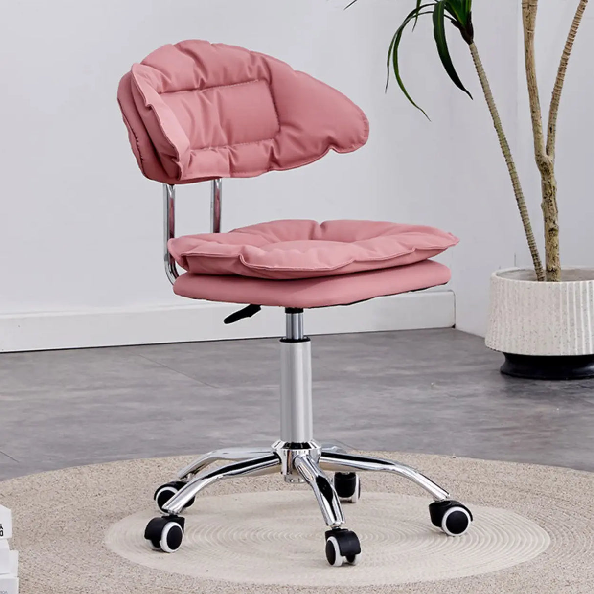 Multi-Color Ergonomic Leather Rotatable Office Chair Image - 9