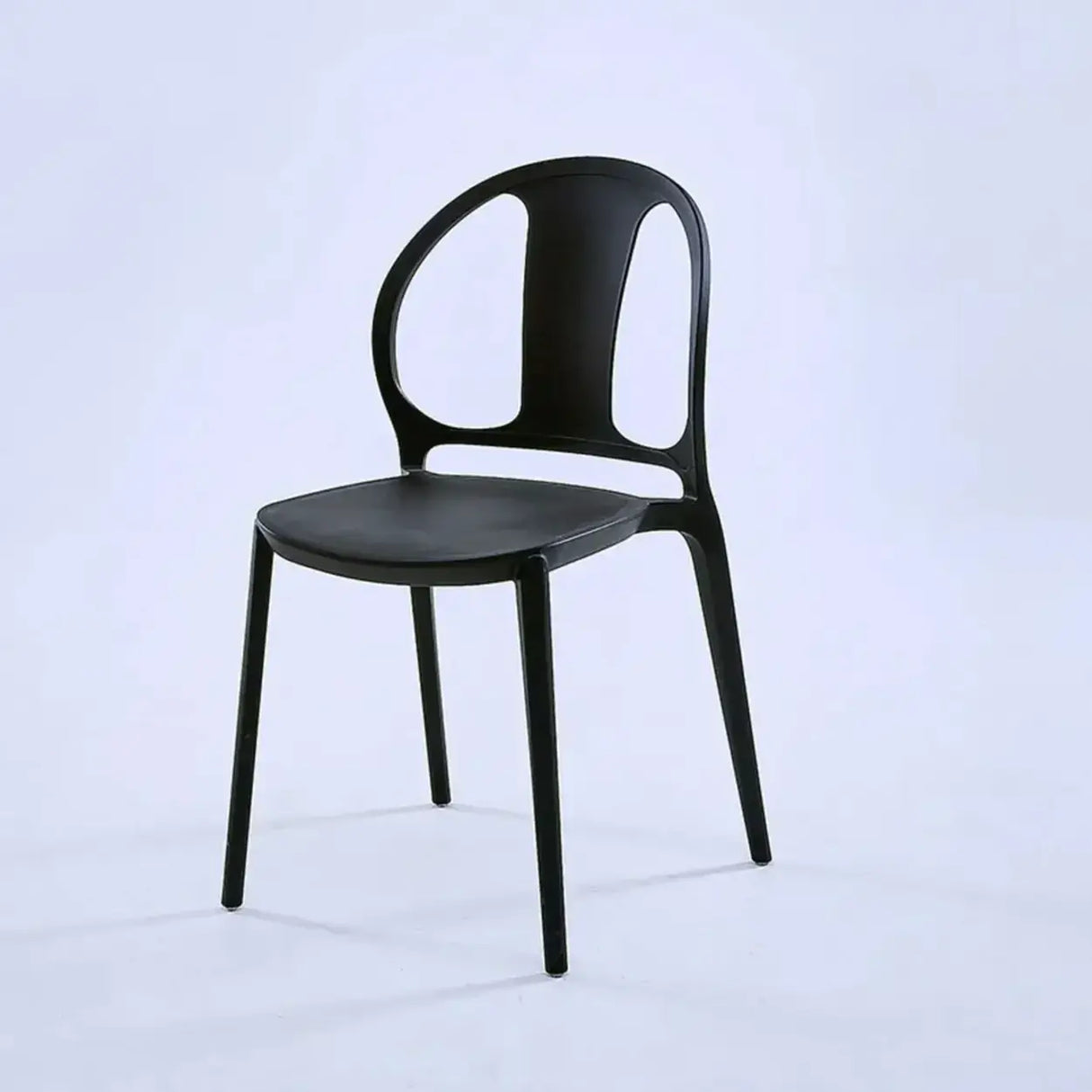 Multi-Color Ergonomic Stackable Plastic Office Chair Image - 2